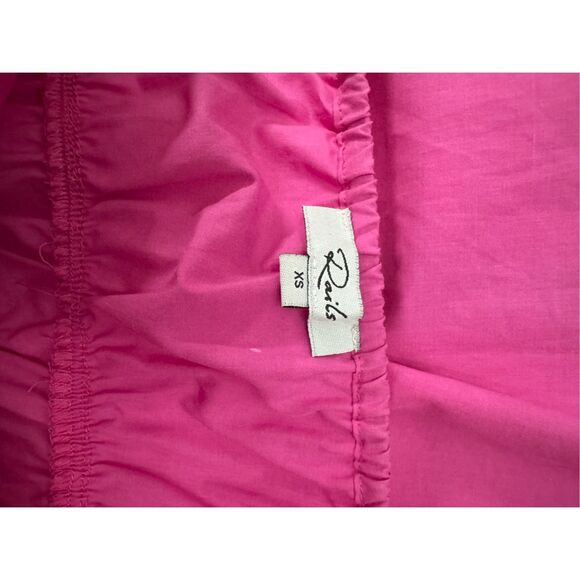 Rails Azalea Pink V-Neck Pullover Sleeveless Tiered Carmen Mini Dress Size XS - Picture 4 of 5